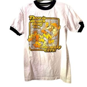 Black Matter ‘There’s No Such Thing as Too‎ Many Cats’ T-shirt Small